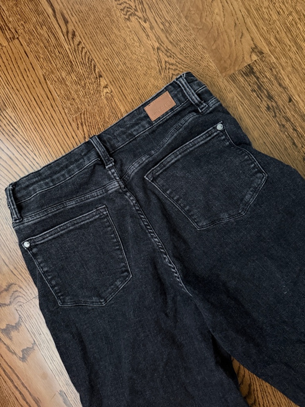 Judy Blue Washed Black High-Rise Wide-Leg Jeans 9/29 - Picture 6 of 10